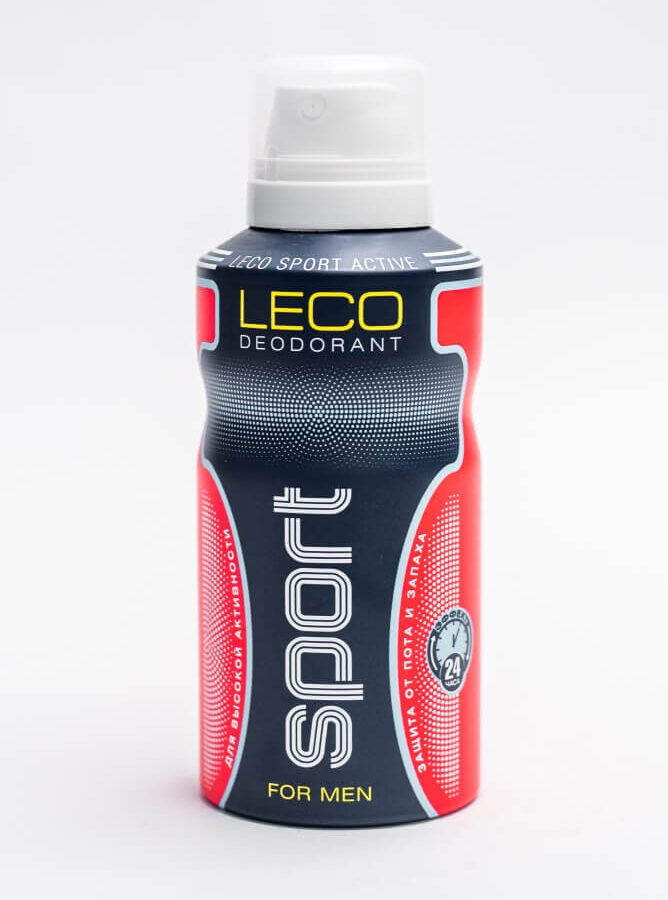 Дезодорант-антиперспірант "LECO" SPORT, Seven Active for men посилений ефект